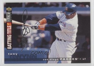1995 Upper Deck Collector's Choice Silver Signature Tony Gwynn #73 HOF