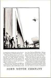 PRINT AD 1928 Body by Fisher Lady Cloche Hat Bellhop Scottish Terrier Scotty Dog - Picture 1 of 3