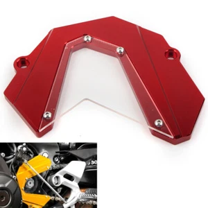 Red Sprocket Cover Chain Guard For Yamaha MT-09 FZ09 2013-20 Tracer 900 15-20 - Picture 1 of 6