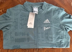 NWT Adidas Parley Men's Short Sleeve Cycling Jersey Size Small HF9021 - Picture 1 of 2