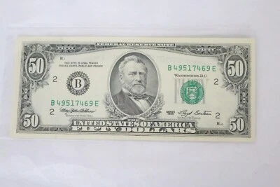 Series Of 1993 $50 Federal Note Serial #B49517469E - Image 1 of 2