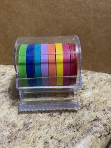 Cinta planificadora de cinta Washi surtida de colores cinta de álbum de recortes - Imagen 1 de 3
