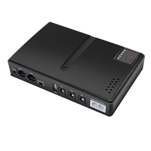 DC1018L Mini Adaptateur Secteur de Secours Onduleur Portable 5V 9V 12V pour Routeur WiFi (UE) FR - Photo 1/12