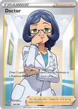 Doctor - 190/198 - Pokemon Chilling Reign Sword & Shield Full Art Rare Card NM