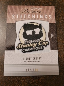 2009-10 OPC Premier  - Sidney Crosby - Premier Stitchings 177/199