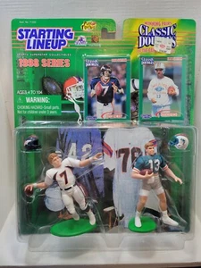 1998 STARTING LINEUP KENNER CLASSIC DOUBLES JOHN ELWAY DAN MARINO DENVER MIAMI - Picture 1 of 1