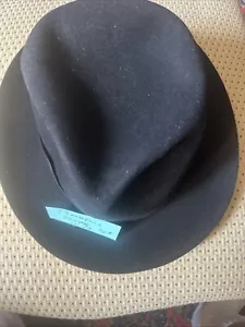VTG "Main Proof Line" Borsalino Alessandra by Fedora Sz 7.25 57.5mm, 22" Preown - Picture 1 of 10