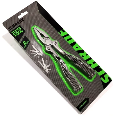 Schrade Tough 21 Functions Multi-Tool Boy Camping Scout Hunting Fishing Knife - Image 1 of 4