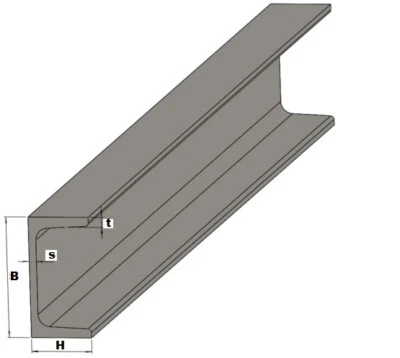 METALLWAREN-ONLINE U-Stahl S235 roh-Metall Eisen Stahl U-Träger U-Eisen Profil Formstahl Stange UNP