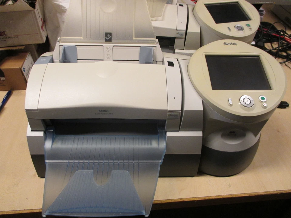Kodak Scan Station 100 48 bit Dual CCD 600 dpi Sheet Fed Scanner Network - Bild 1 von 1