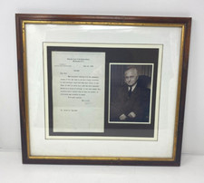Felix FrankFurter Typed Letter with Initial Signature from 1940