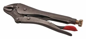 10"Inch Curved Jaw Locking Vice Mole Grip Pliers Wire Cutter Heavy Duty Pro - Picture 1 of 6