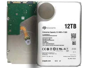 Seagate 12TB 3.5" Enterprise HDD 7200RPM 256MB Cache SATA 6Gb/s ST12000NM0127 - Picture 1 of 2