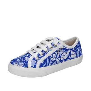 shoes boys GEOX sneakers blue textile white J SMART BE907 - Picture 1 of 5