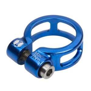 BOX ONE FEST BMX Rennrad SITZPFOSTENKLEMME blau 25,4 mm passend für SE GT DK Haro RL NEU - Bild 1 von 4