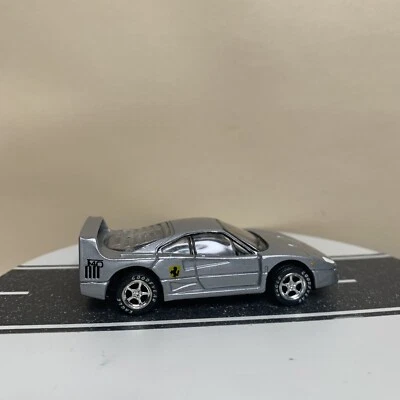 Matchbox Premiere Super Cars Collection Ferrari F40 Silver Mtflk 1:59 Scale NM - Image 1 of 4