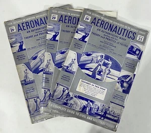 1941 RARE LOF 3 AERONAUTICS JOURNAL FLYING AVIATION PARACHUTE BALLOONING 57P - Picture 1 of 7