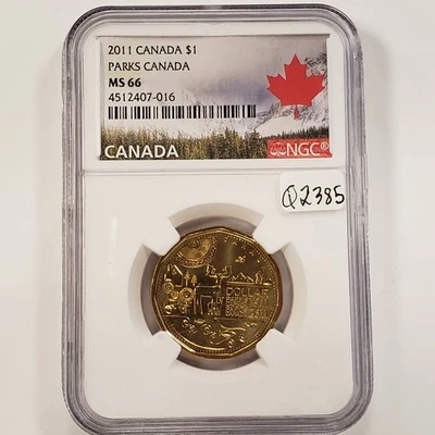 2011 $1 Canada Parks - Commemorative - NGC MS 66 - SKU-Q2385 - Image 1 of 4