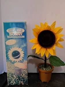 VTG 1997 Gemmy Animated SUNNY Singing Sunflower Hidden Nature FLOWER POT  Works - Picture 1 of 23
