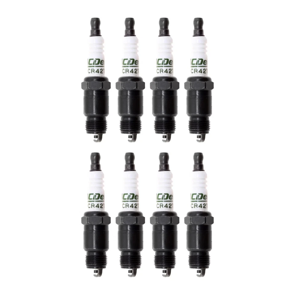 Set of 8 Spark Plug 14mm 5/8in Hex ACDelco CR42TS for GM - Image 1 of 1
