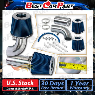 Kit de admisión de aire Ram BCP AZUL 88-95 Ford F150 5,0 L 5,8 L sin MAF V8 + filtro Foto 1 de 4