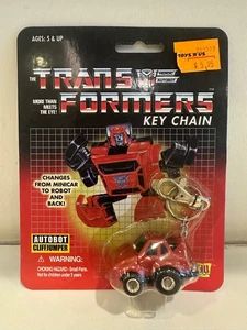 G1 Hasbro Transformers 2001 Cliffjumper Keychain MOSC Sealed New - Picture 1 of 9