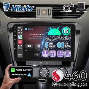 Radio 4+64 GB CarPlay Android 15 per Skoda Octavia III 5E 2013-2018 NAVI WIFI RDS - Foto 1 di 13