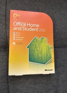 MICROSOFT OFFICE HOME AND STUDENT 2010 FAMILY PACK W/KEY USED DVDROM - Picture 1 of 3