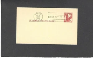 UXC2 5c AIRMAIL POSTAL CARD FDC WICHITA,KS JUL 31-1958 - Picture 1 of 1