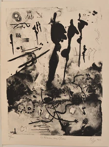 Gisbert Pupp /23 Frauen am Meer /Lithografie /handsigniert/100 Exemplare/1964 - Bild 1 von 2