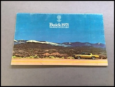 1971 Buick 46-page Car Sales Brochure - Riviera Electra LeSabre GS GS455 Skylark - Image 1 of 4