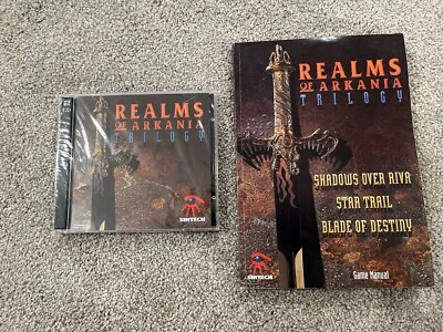 Realms Of Arkania: Trilogy (PC, 1997) Vintage 2 Disc Set Computer Video Game  - Image 1 of 4