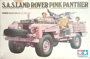 Tamiya 1/35 Military Miniature. British S.A.S. Land Rover Pink Panther (#76) - Picture 1 of 3
