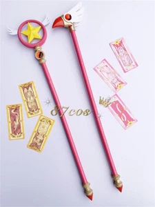 Card Captor SAKURA KINOMOTO SAKURA Star Wand Sealing Wand Anime Cosplay Props - Picture 1 of 9