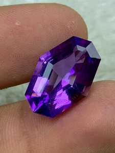 9.4ct Amethyst, Precision Cut Amethyst, Top Quality Amethyst, Amethyst Jewelry - Picture 1 of 10