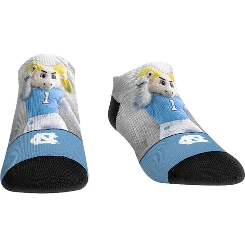 Youth Rock Em Socks North Carolina Tar Heels Mascot Walkout Low-Cut Socks Cover
