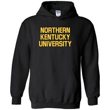 Northern Kentucky Norse Basic Block Hooded Sweatshirt - Black