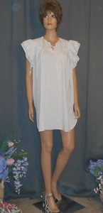 Babydoll rosa suave ligero Gilead de colección años 60/70 mangas mariposa nocturnas, L - Imagen 1 de 10