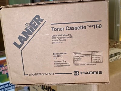 New Toner Cassette Type 150 for use in Ricoh, Savin, Lanier - Open Box - Image 1 of 2