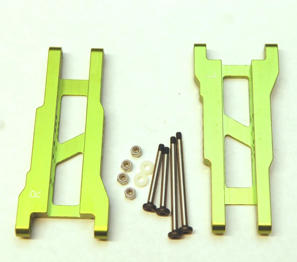 STRC ST2555XG TRAXXAS 2WD SLASH GREEN ALUMINUM Rear SUSPENSION ARMS 1/10 RAPTOR - Image 1 of 1