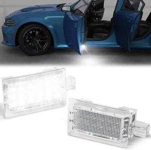 2PCS White LED Courtesy Door Light Fits 01-23 Charger Challenger 300 200 Sebring - Picture 1 of 5