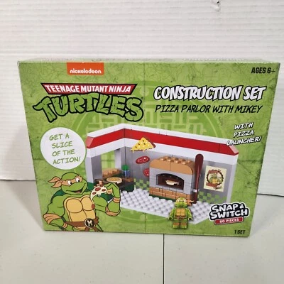 Teenage Mutant Ninja Turtles Construction Set Pizza Parlor W/ Michelangelo TMNT - Image 1 of 4
