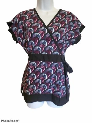 Fresh Scrubs Womens Scrub Top Size XS 100% Cotton - Image 1 of 4