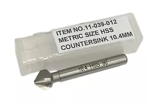 COUNTERSINK DRILL BIT 90 DEGREES ANGLE MANY SIZES AVAILABLE METRIC RDGTOOLS HSS - Picture 1 of 15