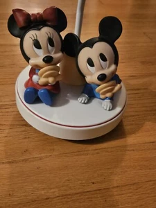 Vintage Baby MICKEY & MINNIE Maus Kinderzimmer Lampe Nachtlicht Walt Disney - Bild 1 von 9