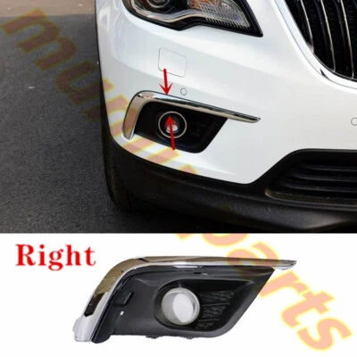 Cubierta de rejilla de luz antiniebla para parachoques delantero derecho con cromo para Buick Envision 2016-18 Foto 1 de 4