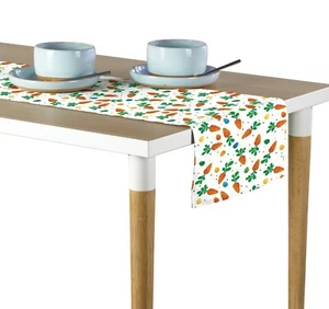 Carrots, Dots & Eggs Table Runners - 12"x72" or 14"x108" - Picture 1 of 3