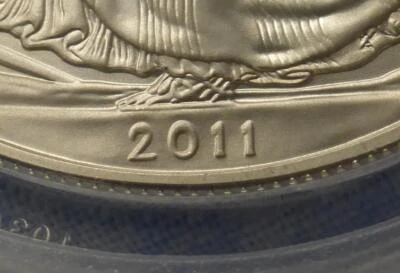 Silver Eagle Dollar, 2011(S) ANACS MS 69, 1oz .999, Wide Date Variety WDDO-001 - Image 1 of 4