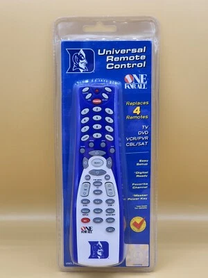 OneForAll Duke University TV Universal Remote Control New Factory Sealed! - Image 1 of 4
