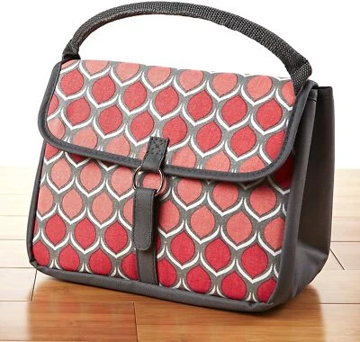 Fit & Fresh Fairbrook Insulated Lunch Bag (Coral Eggdrop)-ship free - Image 1 of 4